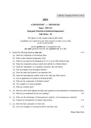 CU-2021 B.Sc. (Honours) Chemistry Semester-5 Paper-DSE-B-1 QP.pdf