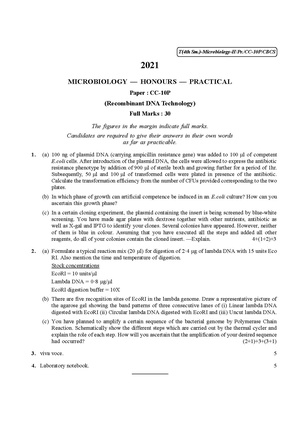 CU-2021 B.Sc. (Honours) Microbiology Semester-IV Paper-CC-10P Practical QP.pdf
