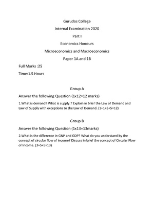 GC-2020 B.Sc. (Honours) Economics Part-I Paper-I QP.pdf