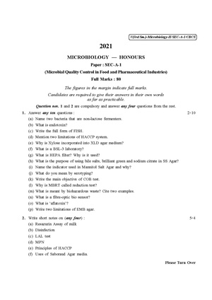 CU-2021 B.Sc. (Honours) Microbiology Semester-3 Paper-SEC-A-1 QP.pdf