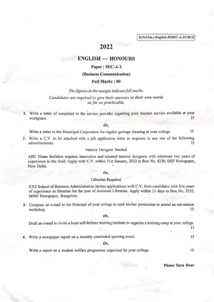 CU-2022 B.A. (Honours) English Semester-3 Paper-SEC-A-2 QP.pdf
