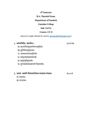 GC-2021 B.A. (Honours) Sanskrit Semester-IV Paper-CC-8 TE QP.pdf