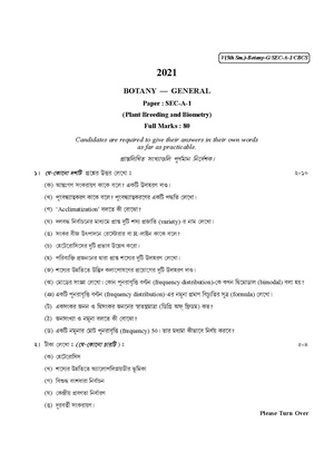 CU-2021 B.Sc. (General) Botany Semester-5 Paper-SEC-A-1 QP.pdf