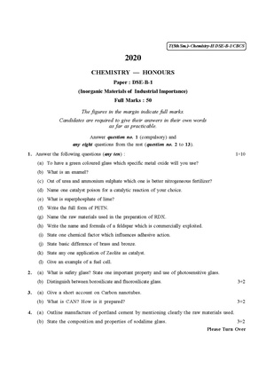 CU-2020 B.Sc. (Honours) Chemistry Semester-V Paper-DSE-B-1 QP.pdf