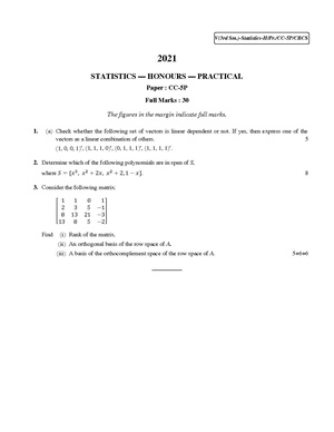 CU-2021 B.Sc. (Honours) Statistics Semester-3 Paper-CC-5P QP.pdf