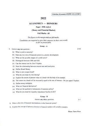 CU-2022 B.A. B.Sc. (Honours) Economics Semester-6 Paper-DSE-A(2)-1 QP.pdf
