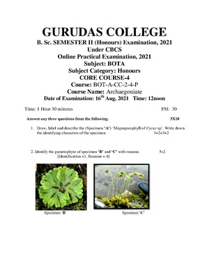 GC-2021 B.Sc. (Honours) Botany Semester-II Paper-CC-4P Practical QP.pdf
