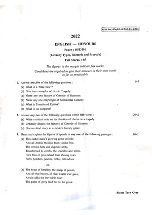 CU-2022 B.A. (Honours) English Semester-5 Paper-DSE-B-1 QP.pdf