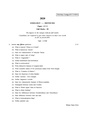 CU-2020 B.Sc. (Honours) Zoology Semester-III Paper-CC-5 QP.pdf