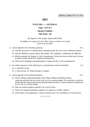 CU-2021 B.A. (General) English Semester-VI Paper-SEC-B-1 QP.pdf