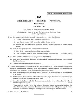 CU-2020 B.Sc. (Honours) Microbiology Semester-III Paper-CC-7P Practical QP.pdf