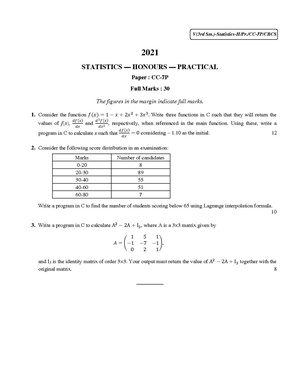 CU-2021 B.Sc. (Honours) Statistics Semester-3 Paper-CC-7P QP.pdf