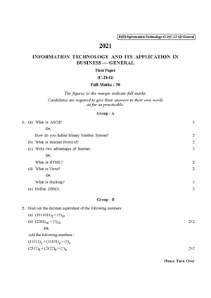 CU-2021 B. Com. (General) IT & Its Application in Business Part-II Paper-C-21G QP.pdf