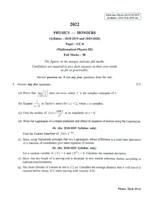 CU-2022 B.Sc. (Honours) Physics Semester-4 Paper-CC-8 QP.pdf