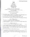 CU-2019 M.Sc. Physics Semester-III Paper-PHY-512 Solid State Physics QP.pdf