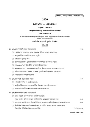 CU-2020 B.Sc. (General) Botany Semester-V Paper-DSE-2A-1 QP.pdf