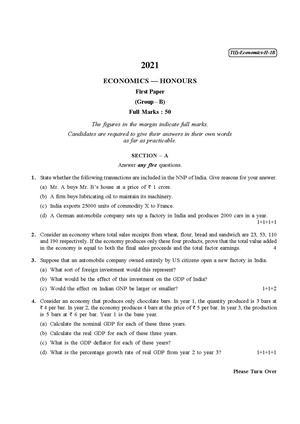 CU-2021 B.A. B.Sc. (Honours) Economics Part-I Paper-IB QP.pdf