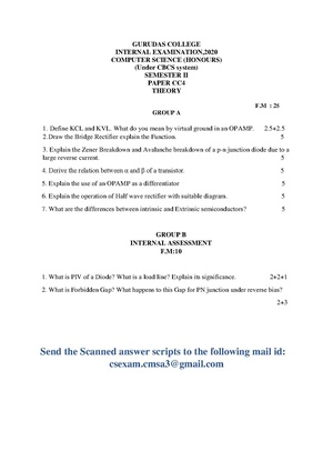GC-2020 B.Sc. (Honours) Computer Science Semester-II Paper-CC-4 QP.pdf