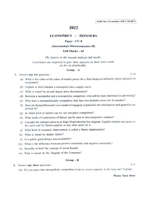 CU-2022 B.A. B.Sc. (Honours) Economics Semester-4 Paper-CC-8 QP.pdf