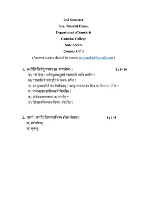 GC-2021 B.A. (Honours) Sanskrit Semester-II Paper-CC-3 TE QP.pdf