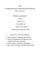 GC-2020 B.A. (Honours) Journalism & Mass Communication Semester-IV Paper-CC-4-8 QP.pdf