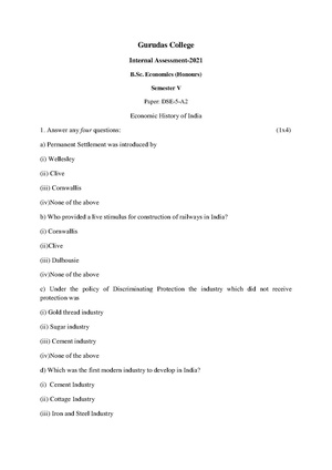 GC-2021 B.Sc. (Honours) Economics Semester-V Paper-DSE-A-2 IA QP.pdf