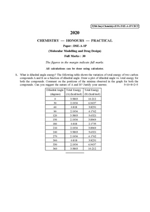 CU-2020 B.Sc. (Honours) Chemistry Semester-V Paper-DSE-A-1P Practical QP.pdf