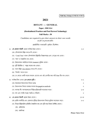 CU-2021 B.Sc. (General) Botany Semester-VI Paper-DSE-B-4 QP.pdf