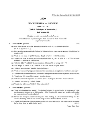 CU-2020 B.Sc. (Honours) Biochemistry Semester-III Paper-SEC-A-1 QP.pdf