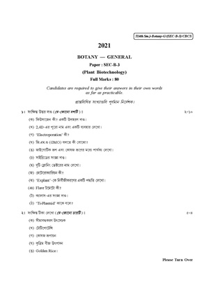 CU-2021 B.Sc. (General) Botany Semester-IV Paper-SEC-B-3 QP.pdf