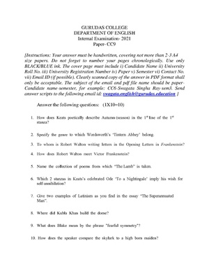 GC-2021 B.A. (Honours) English Semester-IV Paper-CC-9 IA QP.pdf