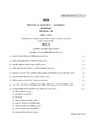 CU-2020 B.A. (General) Political Science Part-III Paper-IV (Set-2) QP.pdf