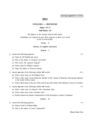 CU-2021 B.A. (Honours) English Semester-1 Paper-CC-1 QP.pdf