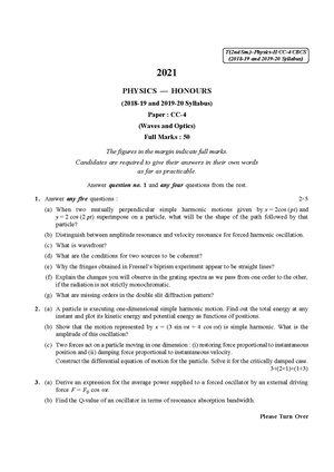 CU-2021 B.Sc. (Honours) Physics Semester-II Paper-CC-4 QP.pdf