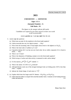 CU-2021 B.Sc. (Honours) Chemistry Semester-II Paper-CC-4 QP.pdf