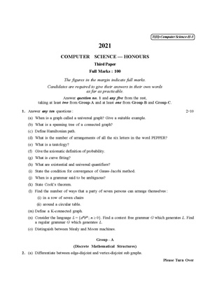 CU-2021 B.Sc. (Honours) Computer Science Part-II Paper-III QP.pdf