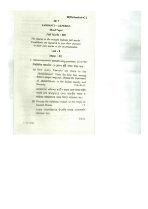 CU-2017 B.A. (General) Sanskrit Paper-III QP.pdf