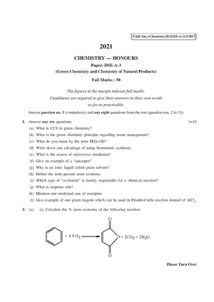 CU-2021 B.Sc. (Honours) Chemistry Semester-VI Paper-DSE-A-3 QP.pdf