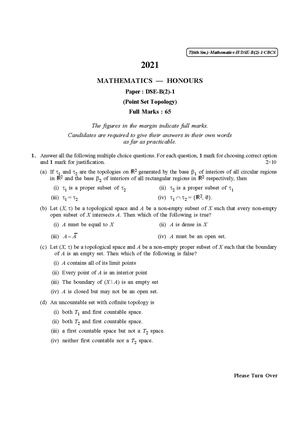 CU-2021 B.Sc. (Honours) Mathematics Semester-VI Paper-DSE-B(2)-1 QP.pdf