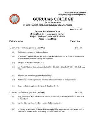 GC-2020 B. Com. (Honours & General) Commerce Semester-III Paper-GE-3.1Chg QP.pdf