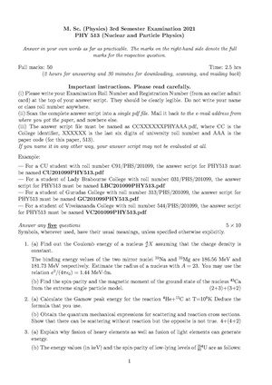 CU-2021 M.Sc. Physics Semester-III Paper-PHY513 QP.pdf
