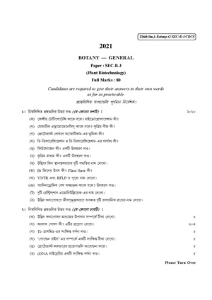 CU-2021 B.Sc. (General) Botany Semester-VI Paper-SEC-B-3 QP.pdf