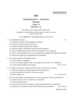 CU-2021 B.Sc. (Honours) Microbiology Part-II Paper-IIIA QP.pdf
