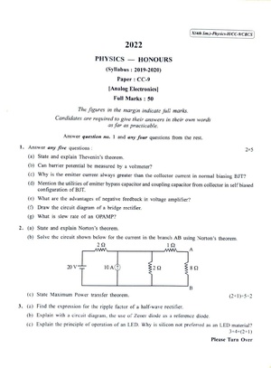 CU-2022 B.Sc. (Honours) Physics Semester-4 Paper-CC-9 QP.pdf