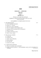 CU-2020 B.Sc. (Honours) Zoology Part-III Paper-V (Unit-I) QP.pdf