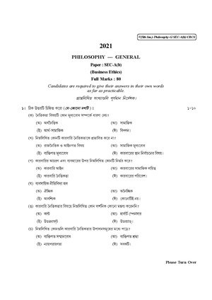 CU-2021 B.A. (General) Philosophy Semester-5 Paper-SEC-A(b) QP.pdf