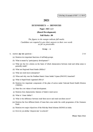 CU-2021 B.A. B.Sc. (Honours) Economics Semester-3 Paper-SEC-A-2 QP.pdf
