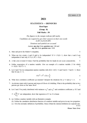 CU-2021 B.Sc. (Honours) Statistics Part-I Paper-IB QP.pdf