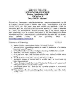 GC-2021 B.A. (General) English Semester-VI Paper-DSE-B-1 IA QP.pdf