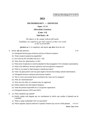 CU-2021 B.Sc. (Honours) Microbiology Semester-IV Paper-CC-8 QP.pdf
